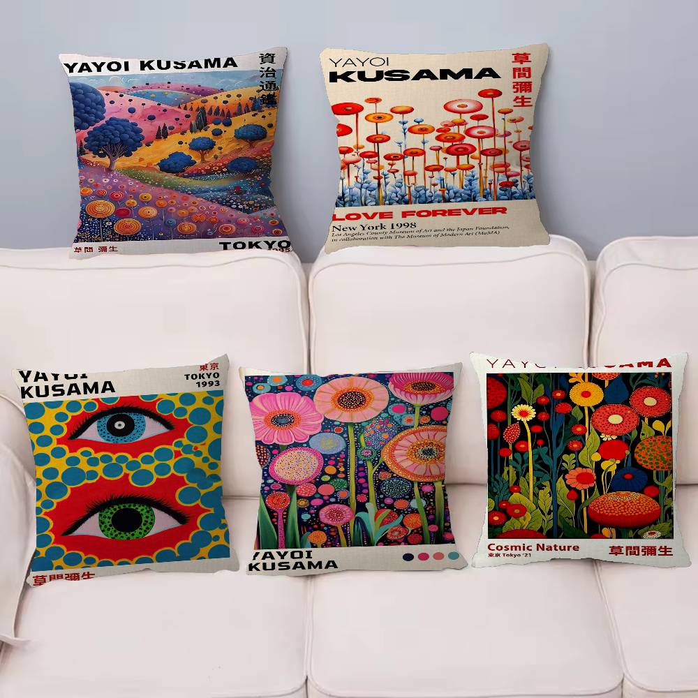 Japanese Home Textiles - Nordic Japanese Yayoi Kusama Infinite World