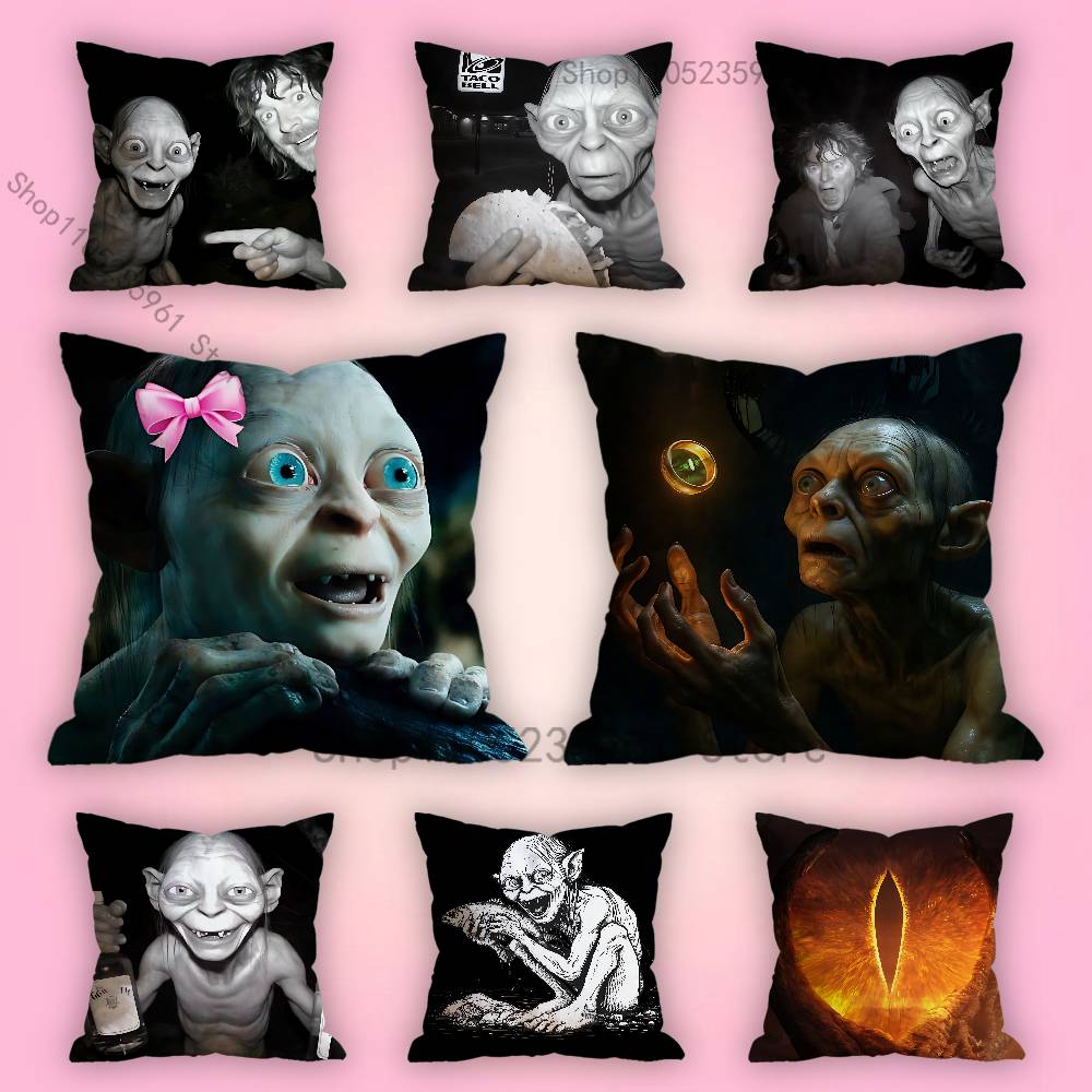 Home Textiles Là Gì - G-Gollum L-Lord R-Rings Memes Pillow Cases