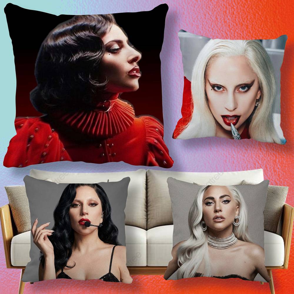 Home Textiles Là Gì - Singer L-Lady G-Gaga Pillow cover gift