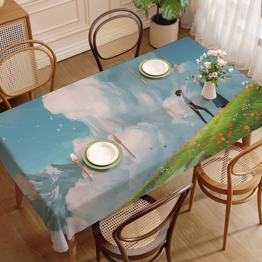 Japanese Home Textiles - Japanese H-Howls M-Moving C-Castle Movie Tablecloth