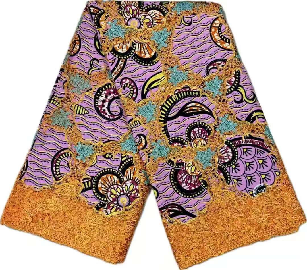 African Heavy Wax Lace Fabric  - đánh giá và giá Home Textiles Discount