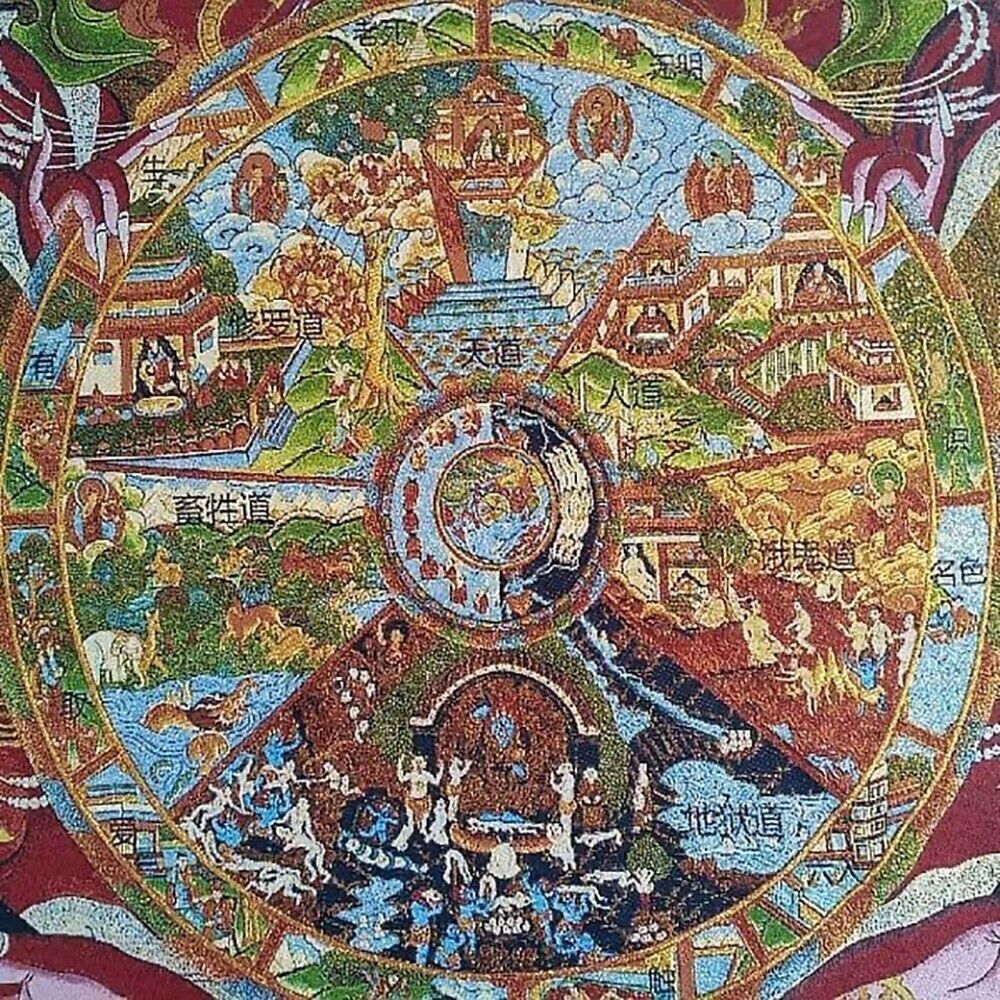 Buddhist Guardian Silk Paintin - đánh giá và giá Home Textiles China