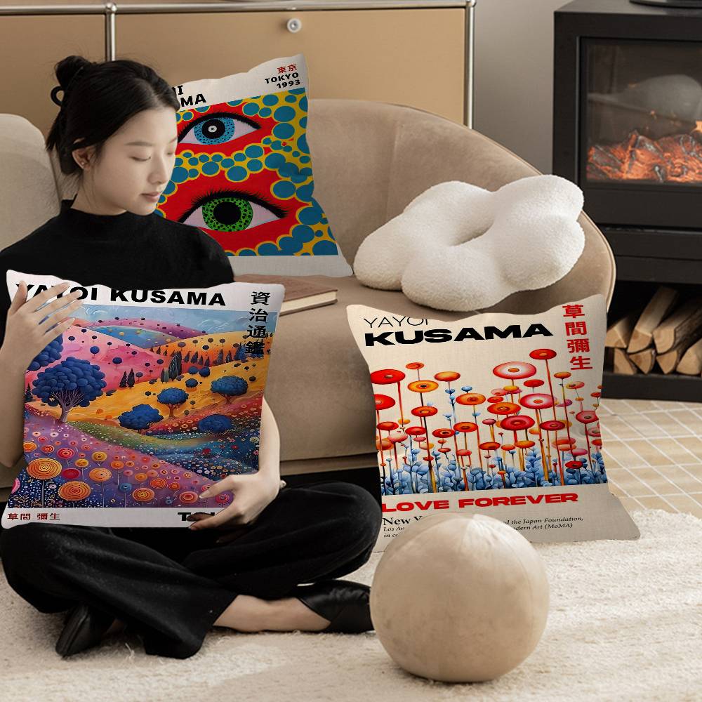 Nordic Japanese Yayoi Kusama I - đánh giá và giá Japanese Home Textiles