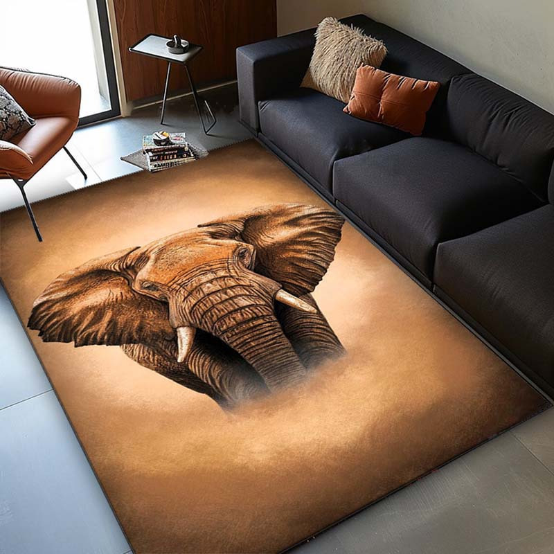 Elephant Portrait Rug for Safa - đánh giá và giá Your Home Textiles