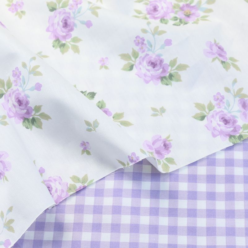 235x50cm Pastoral Pink Purple  - đánh giá và giá Home Textiles Discount