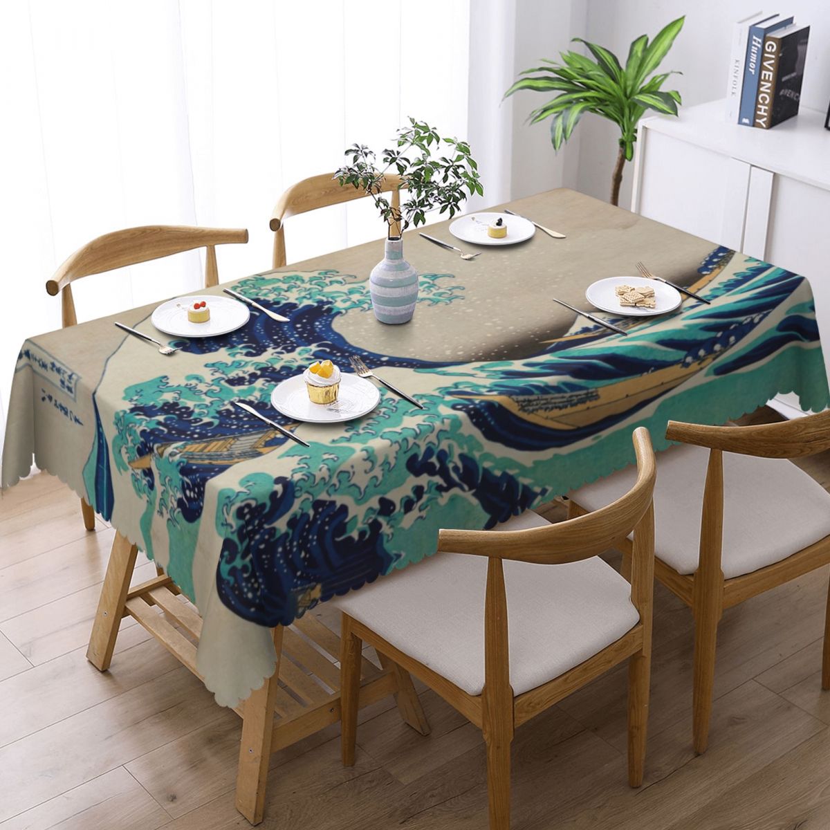 Great Wave Off Kanagawa Vintag - đánh giá và giá Japanese Home Textiles