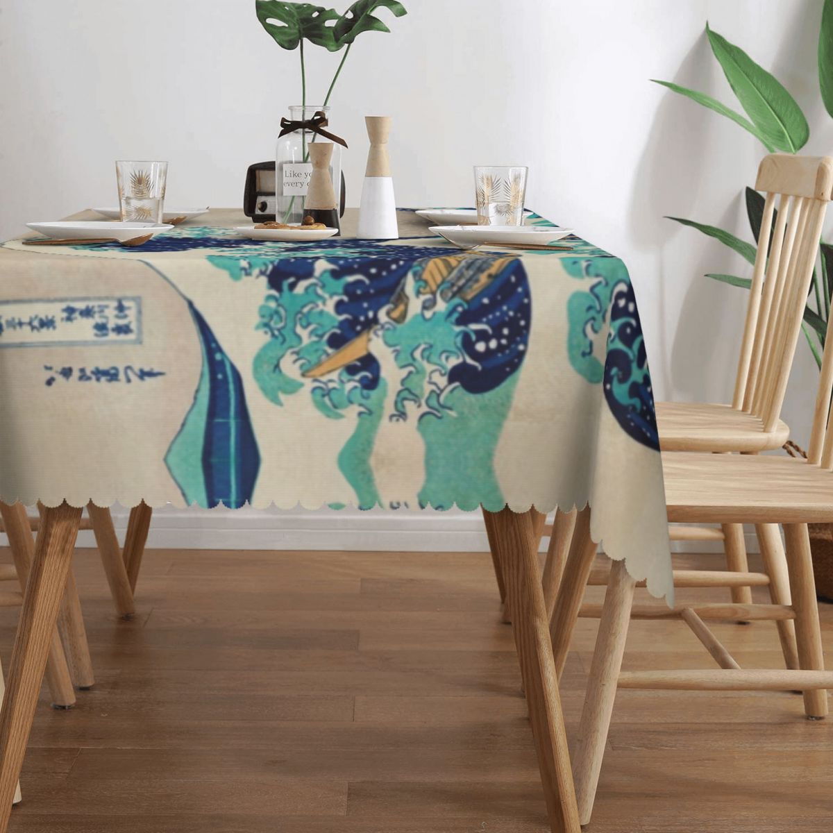 Great Wave Off Kanagawa Vintag - đánh giá và giá Japanese Home Textiles